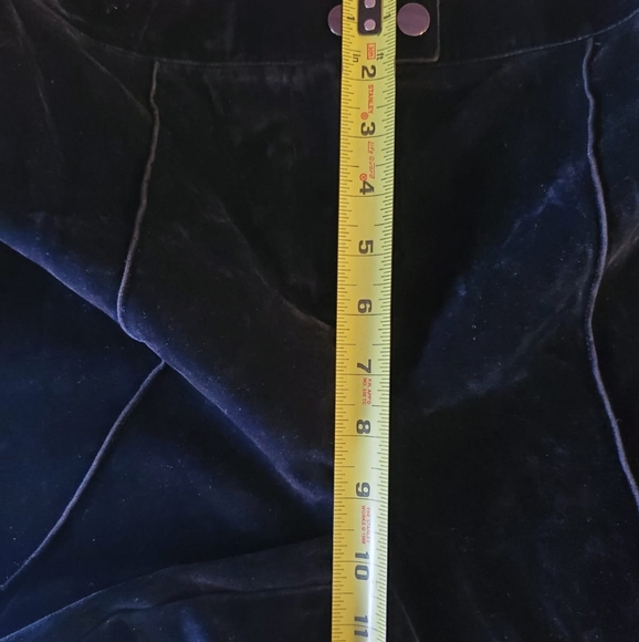 Noir Velvet black pants - Picture 4 of 16